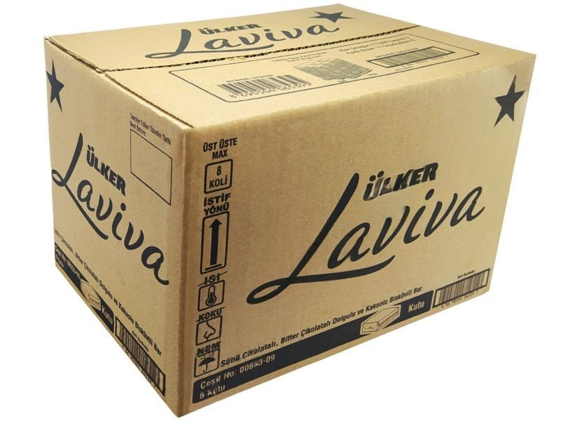 Ulker | Laviva Chocolate Bar filled with Chocolate and Biscuits 35g
