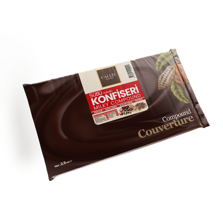 Callei Professional Milky Confectionery Chocolate Compound - 2.5kg