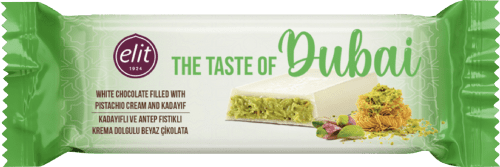Elit Dubai White Chocolate with Pistachio Cream and Crispy Kataifi - 30g - TryAladdin