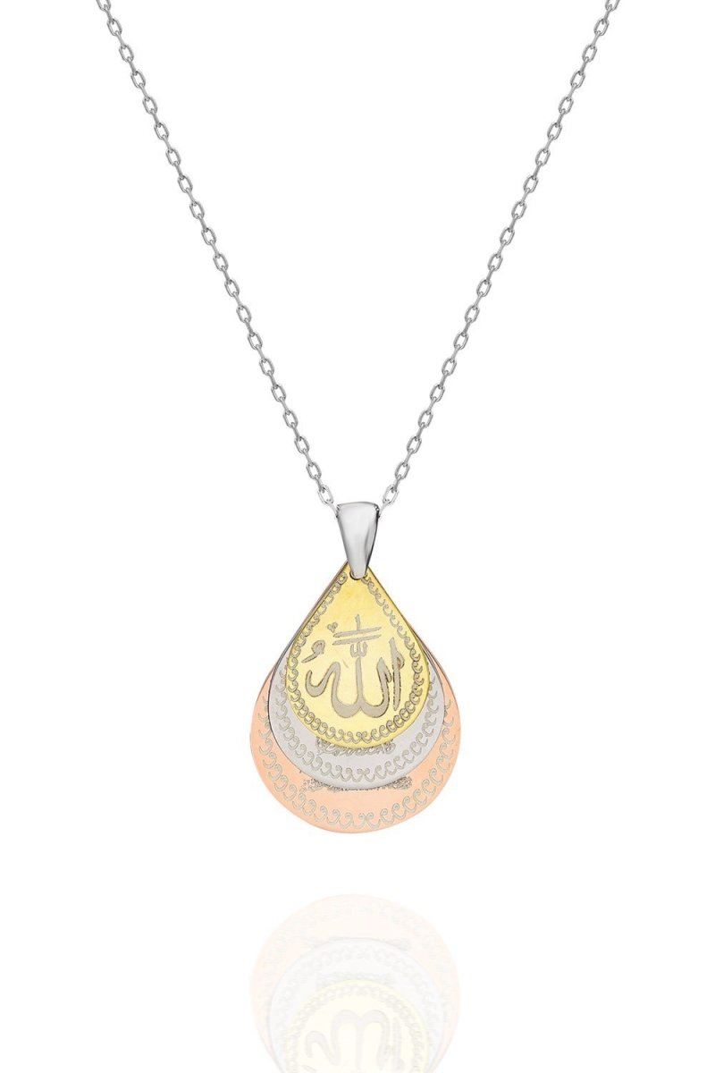 Nereze | Necklace with Prayer (Allah's word - Nazar Evil Eye. Ayatal Kuresi) - TryAladdin