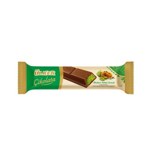 Ulker Dubai Chocolate with Antep Pistachio and Crispy Kataifi - 35g - TryAladdin