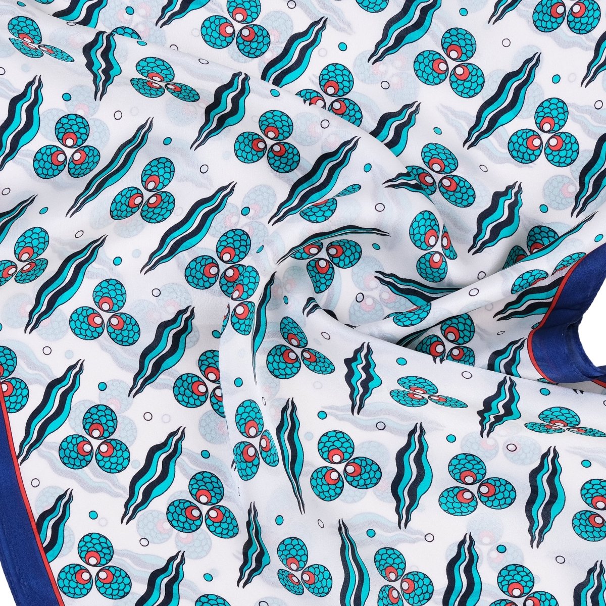 Cintemani Breathable Silk Scarf in Blue Color - TryAladdin