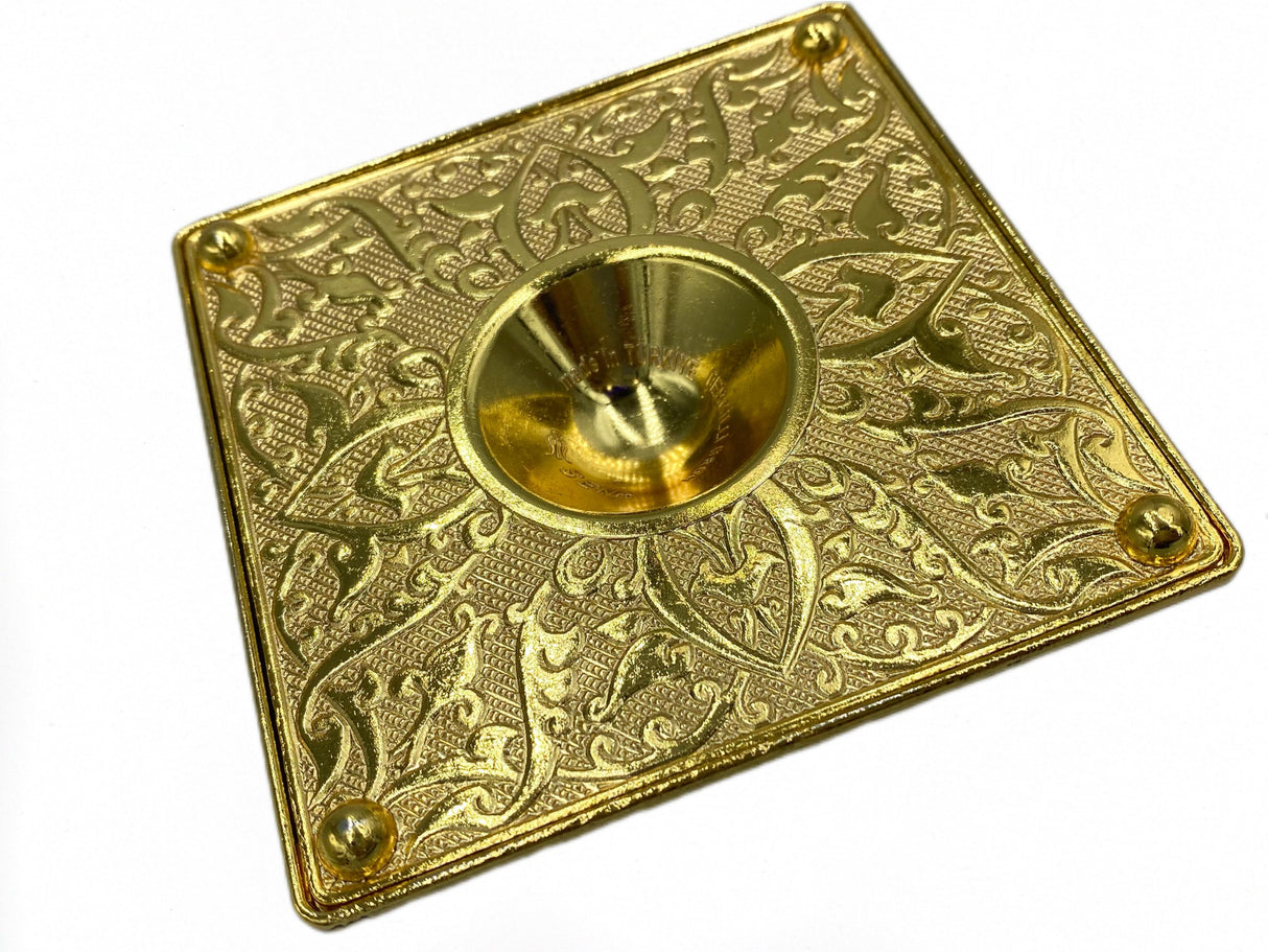 Lavina | Bronze Ashtray Copper Gold Color (10 cm) - TryAladdin