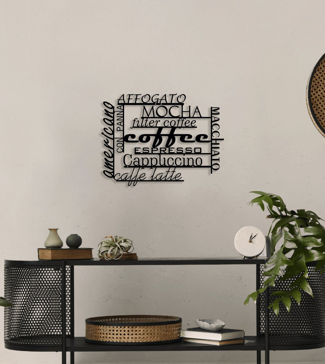 NR Dizayn | Coffee Decorative Metal Wall Art - TryAladdin