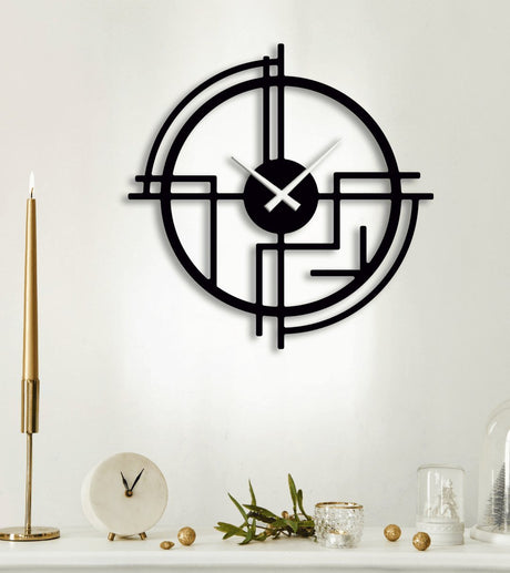 NR Dizayn | Decorative Metal Wall Clock - TryAladdin