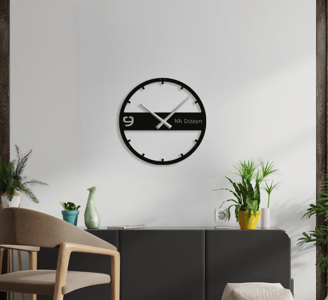 NR Dizayn | Decorative Metal Wall Clock - TryAladdin