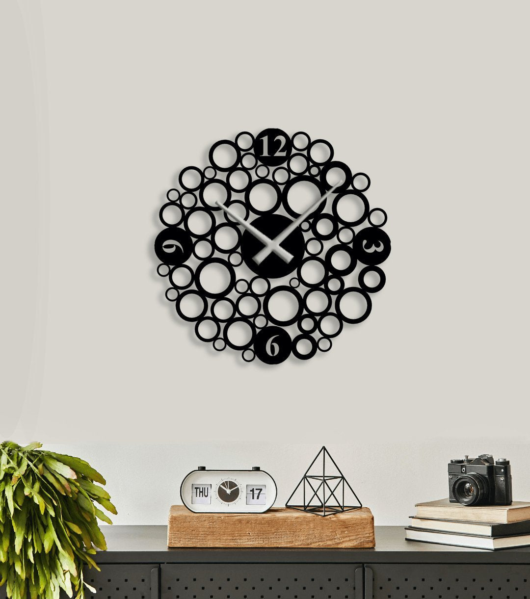 NR Dizayn | Decorative Metal Wall Clock - TryAladdin