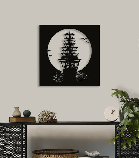NR Dizayn | Ship Decorative Metal Wall Art - TryAladdin