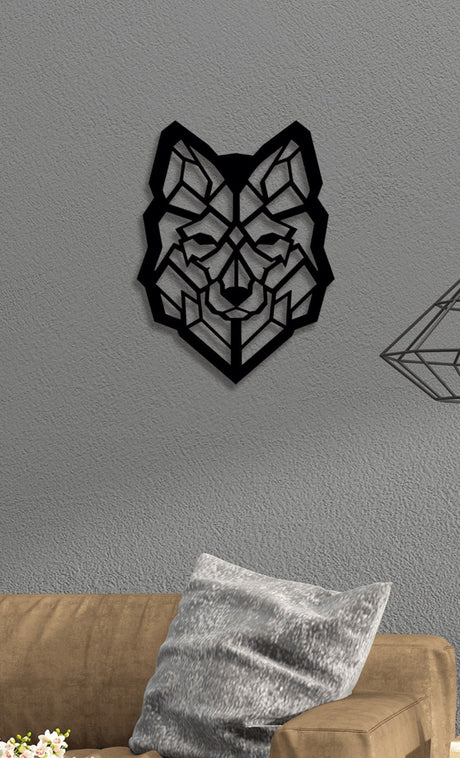 NR Dizayn | Wolf Decorative Metal Wall Art - TryAladdin