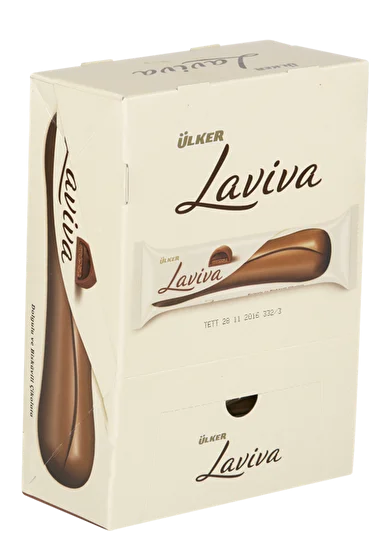 Ulker | Laviva Chocolate Bar filled with Chocolate and Biscuits 35g