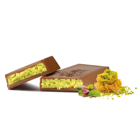 Elit Dubai Milk Chocolate with Pistachio Cream and Crispy Kataifi - 30g - TryAladdin