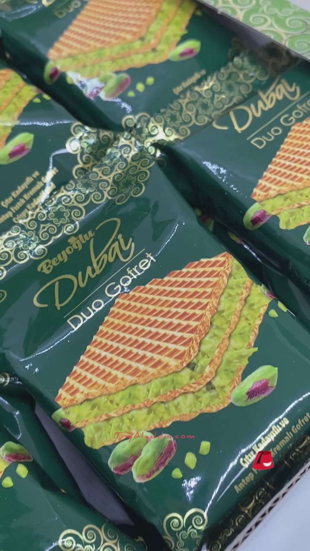 Beyoglu | Dubai Duo Waffel (mit Pistazien- und Kadayif-Creme gefüllt) - 36g