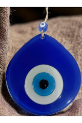 Blue Nazar Bead Blue Color Drop Pattern Handmade Wall Ornament - TryAladdin