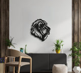 NR Dizayn | Lion Motif Decorative Metal Wall Art - TryAladdin